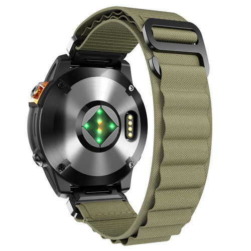 Garmin Descent MK2(i) Alpine Strap (Olive Green)