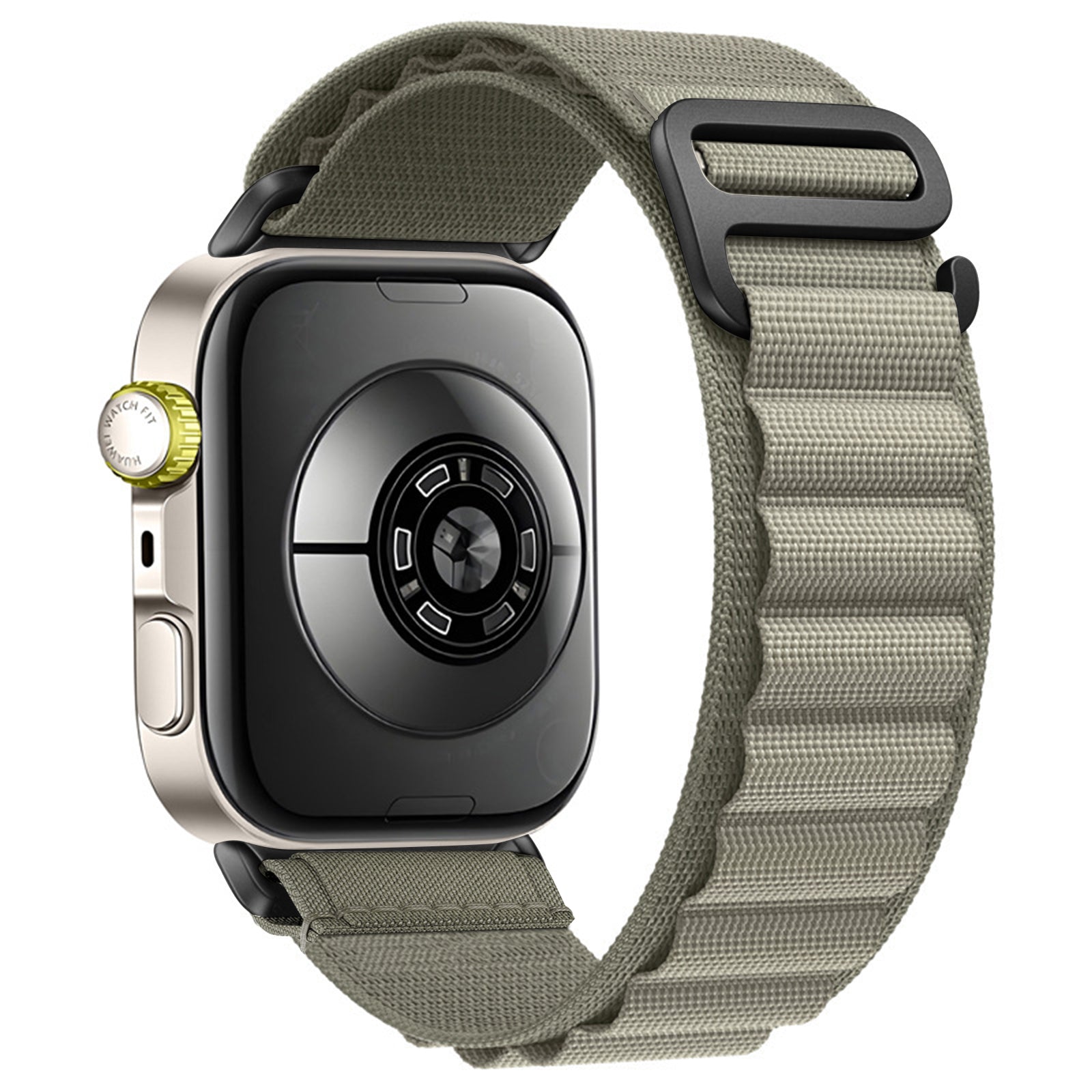 Huawei Watch Fit 5 Pro Alpine nylon bandje (olijfgroen)