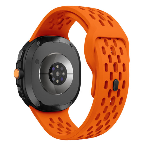 Bracelet silicone Air Samsung Galaxy Watch 8 Classic (orange)