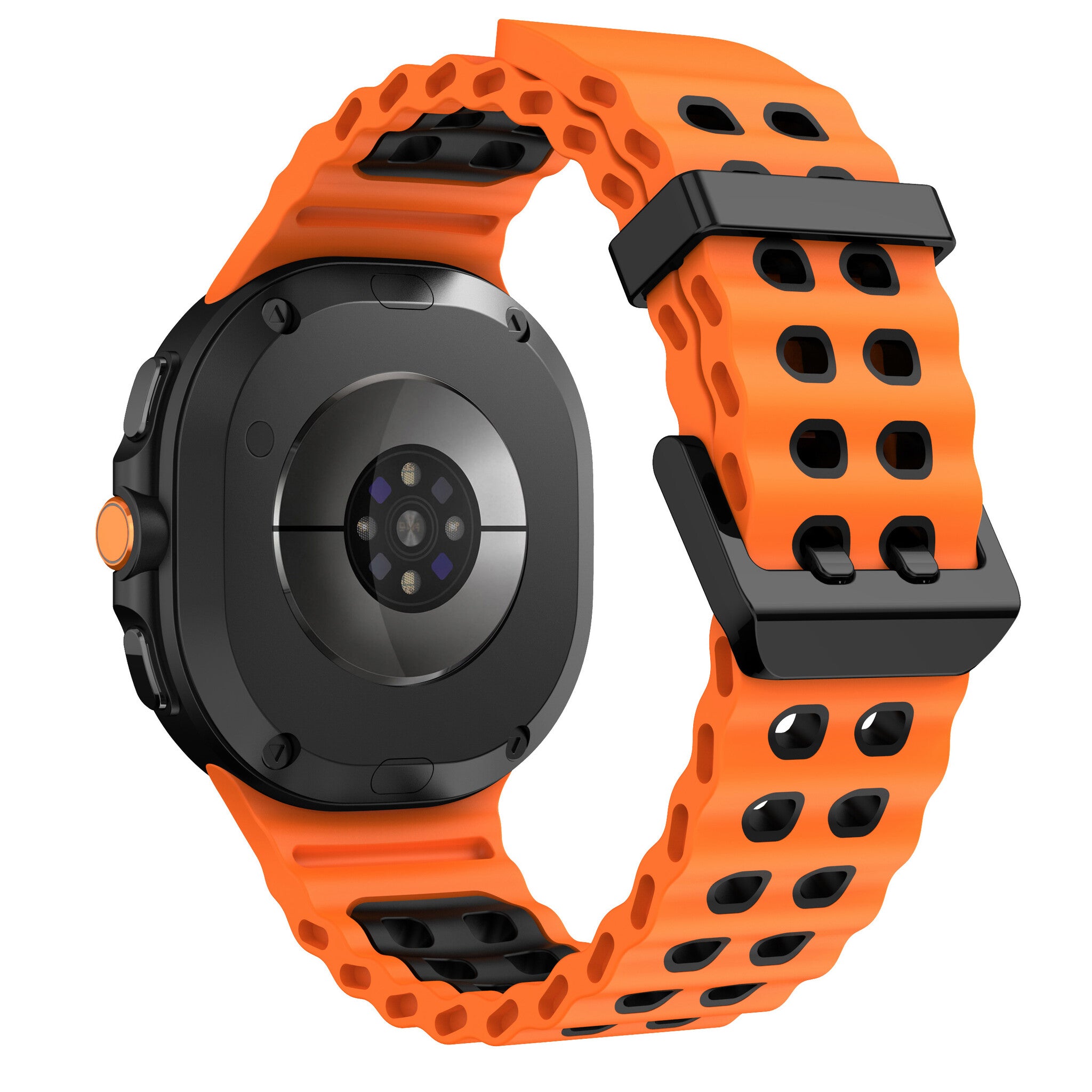 Bracelet Ocean Samsung Galaxy Watch 8 - 44mm (orange/noir)