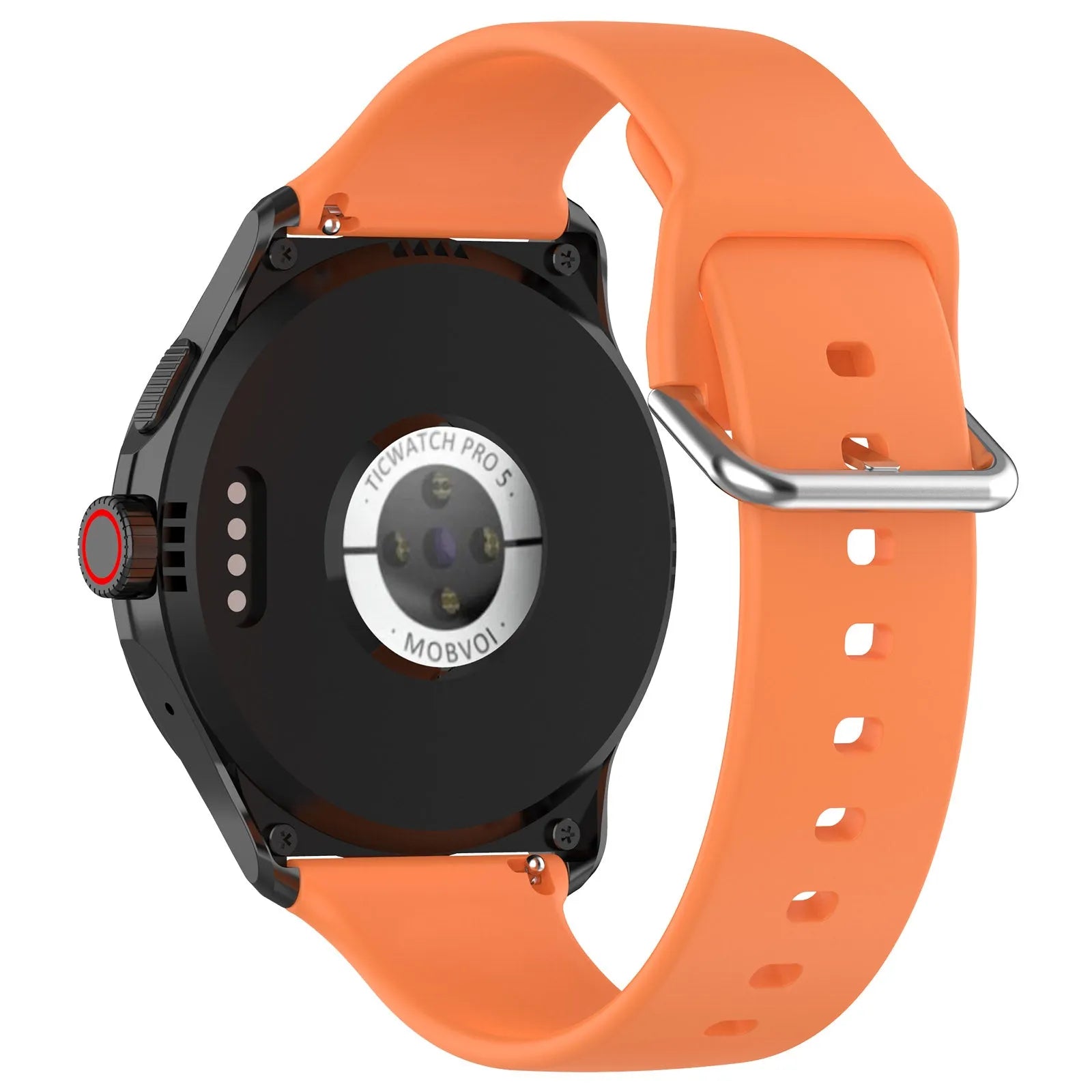 TicWatch Pro 5 Enduro siliconen gesp band (oranje)