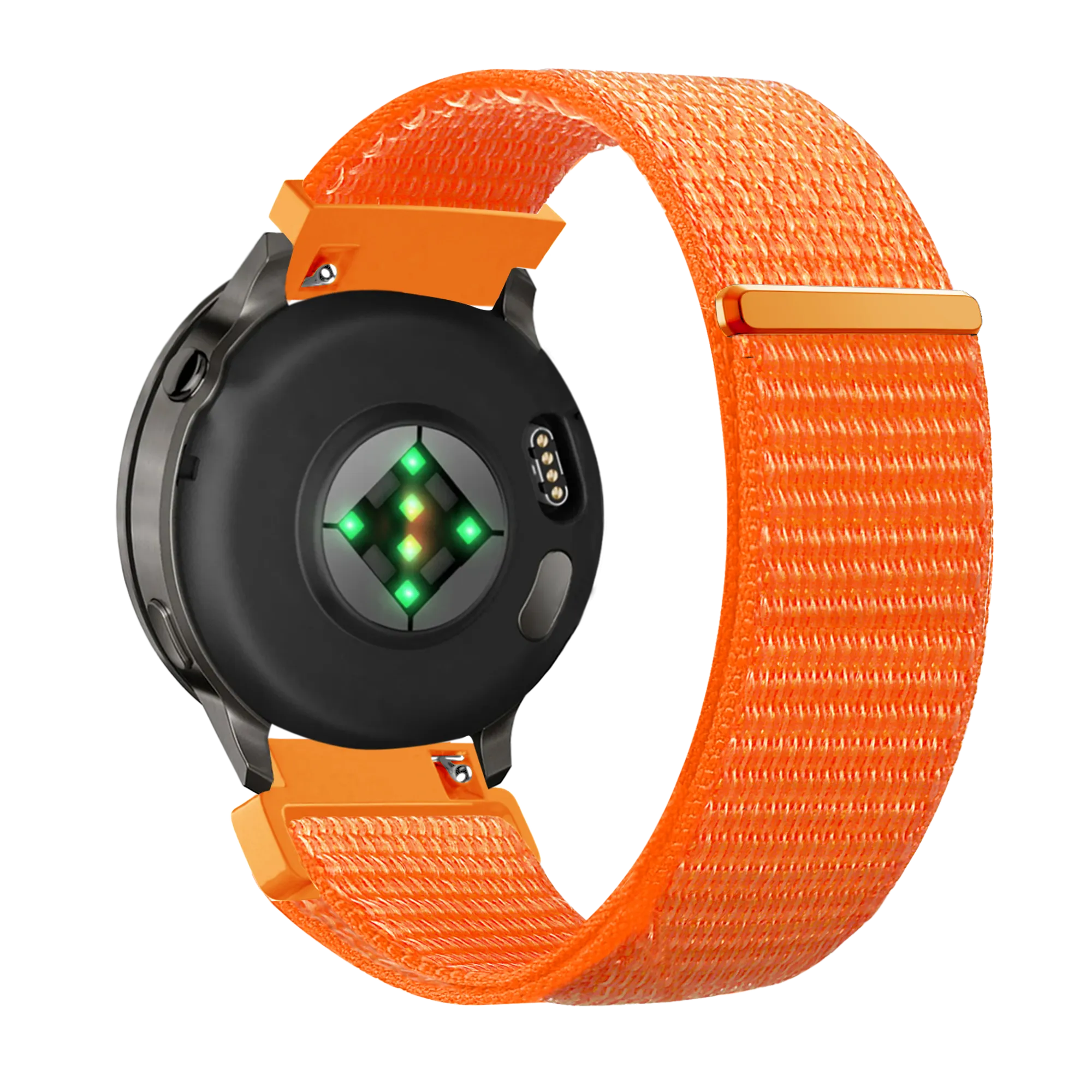 Bandz Garmin Vivoactive 4 Nylon Loop Armband (Orange)