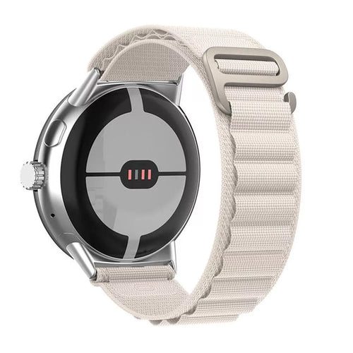Google Pixel Watch 5 - 41mm Alpine Nylon Strap (Starlight)