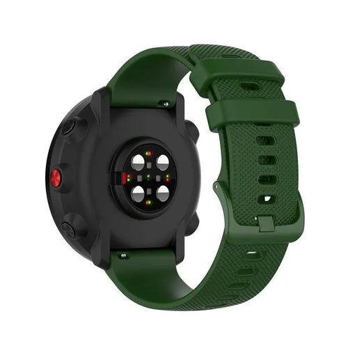 Gard Pro Health Smartwatch 3 - 48mm Premium Silikonarmband (Armeegrün)