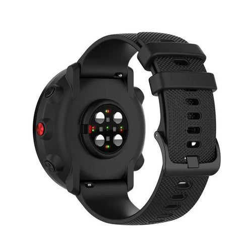 Bracelet silicone 'Premium' Oppo Watch X (noir)