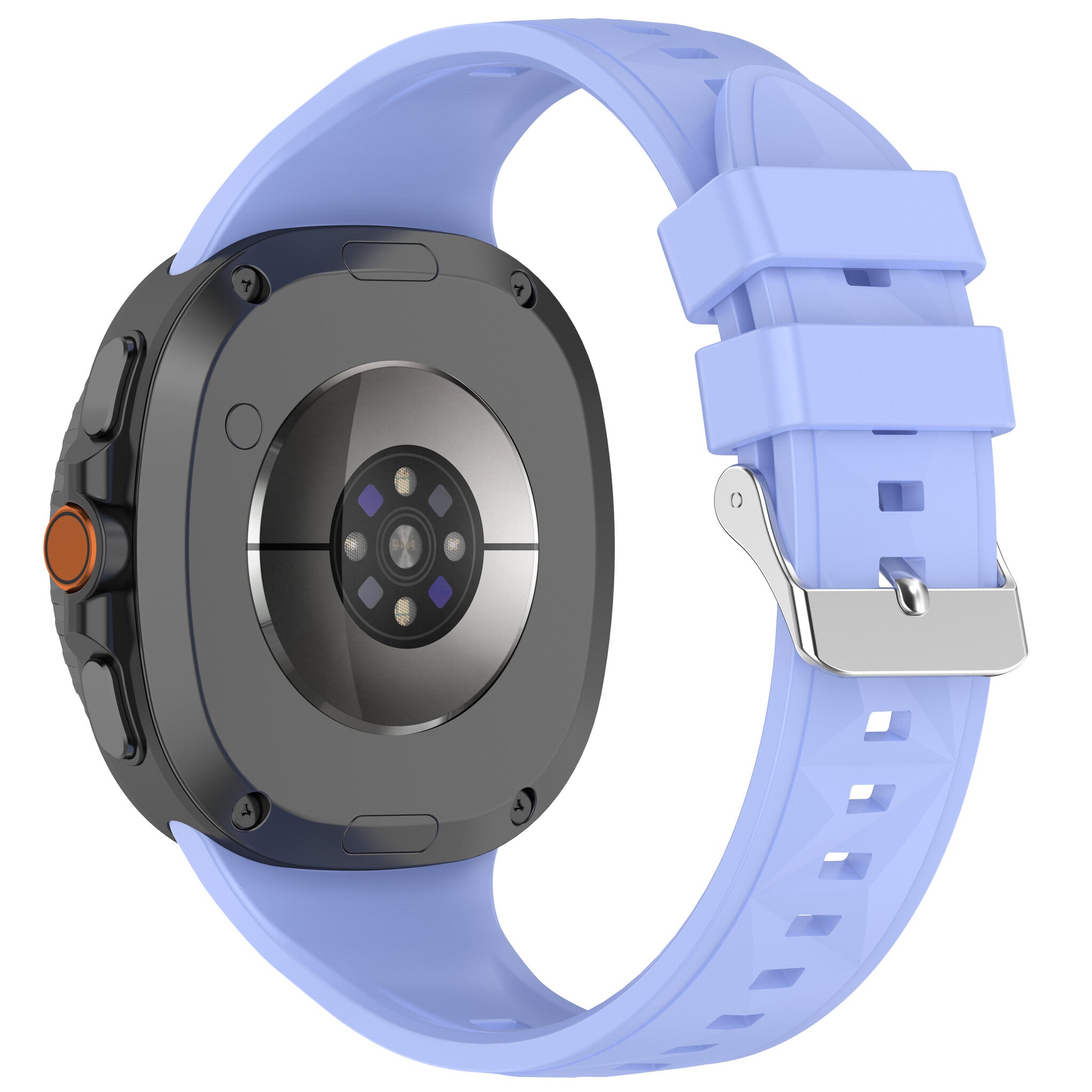Samsung Galaxy Watch 8 - 40mm Diamant Silikonarmband (Lila)