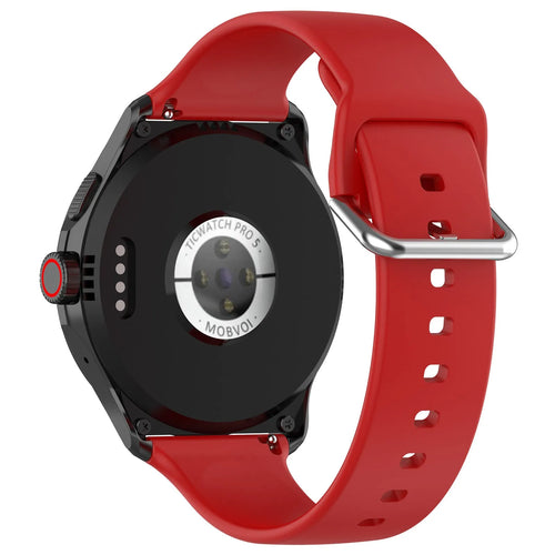 Coros Nomad Schnalle Silikonarmband (Rot)