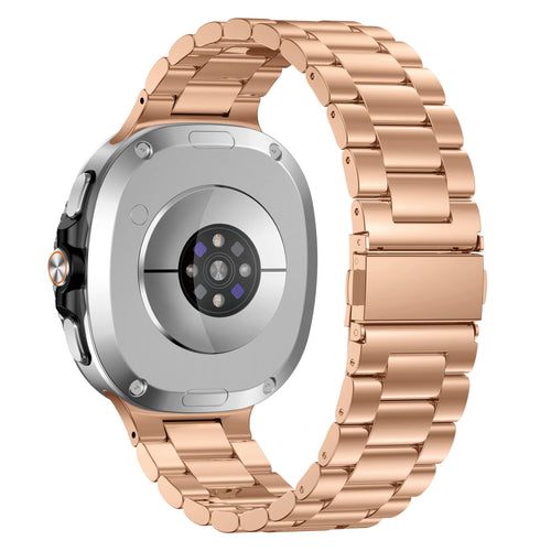 Bracelet acier Samsung Galaxy Watch 8 - 40mm (rose-doré)