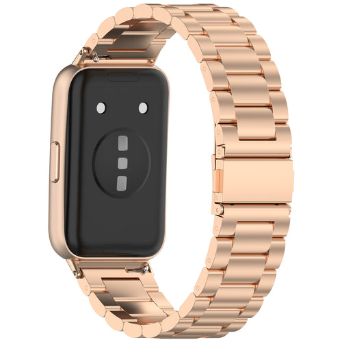 Bracelet acier Huawei Band 11 Pro (or rose)