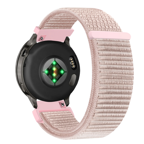 Bandz Bracelet nylon Loop Garmin Forerunner 265s (rose or)