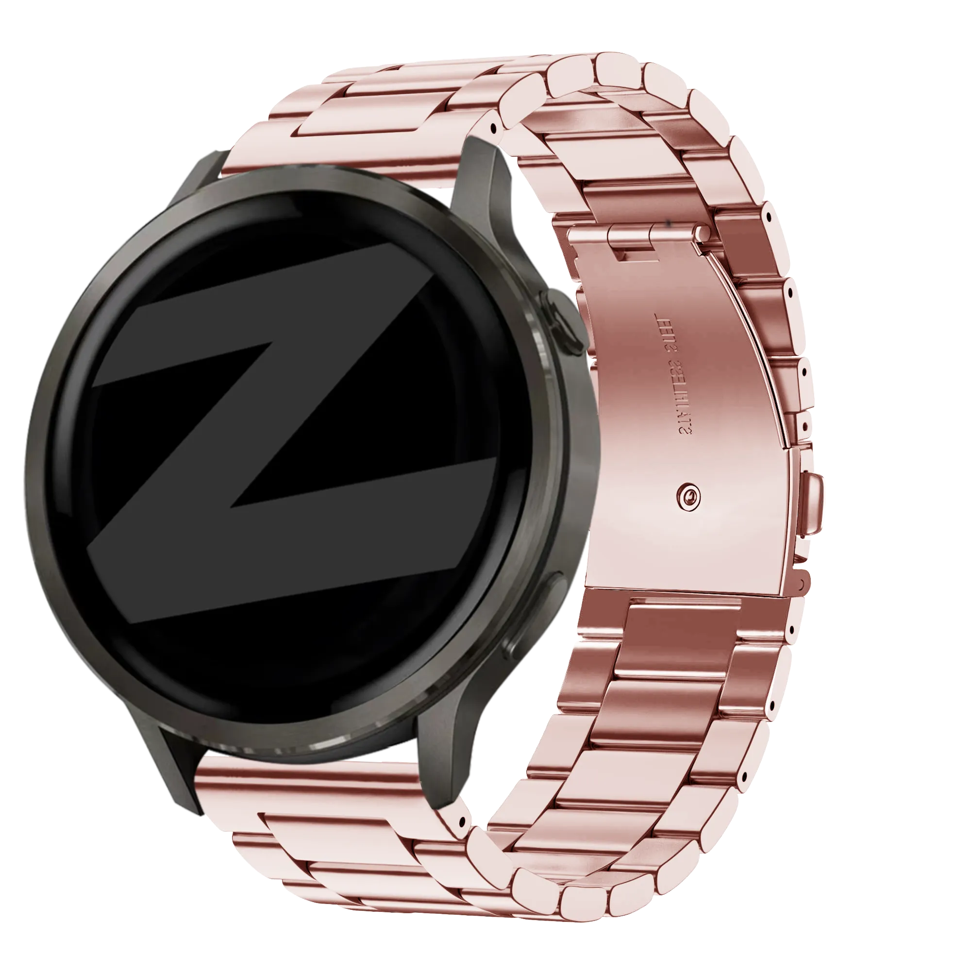 Bandz Garmin Forerunner 170 Steel Strap 'Classic' (Pink)