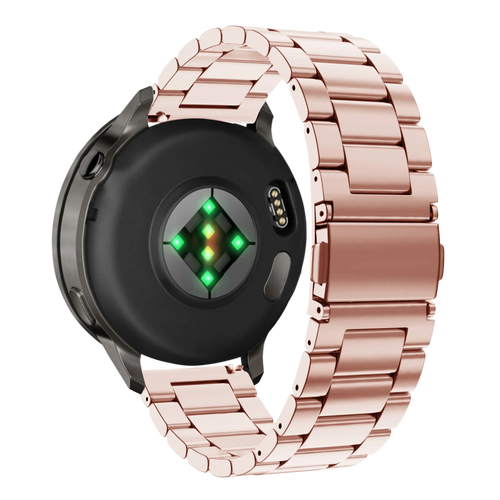 Bandz Garmin Approach S42 stalen band 'Classic' (roze)