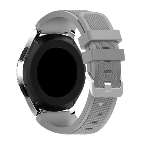 Fossil Gen 4 Explorist (HR) siliconen bandje (grijs)