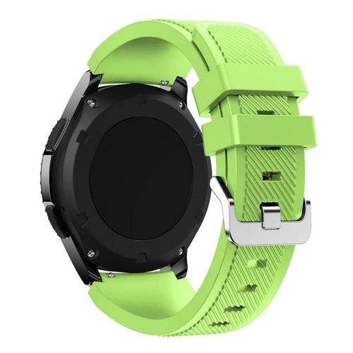 Bracelet silicone Fossil Gen 4 Explorist HR (vert clair)