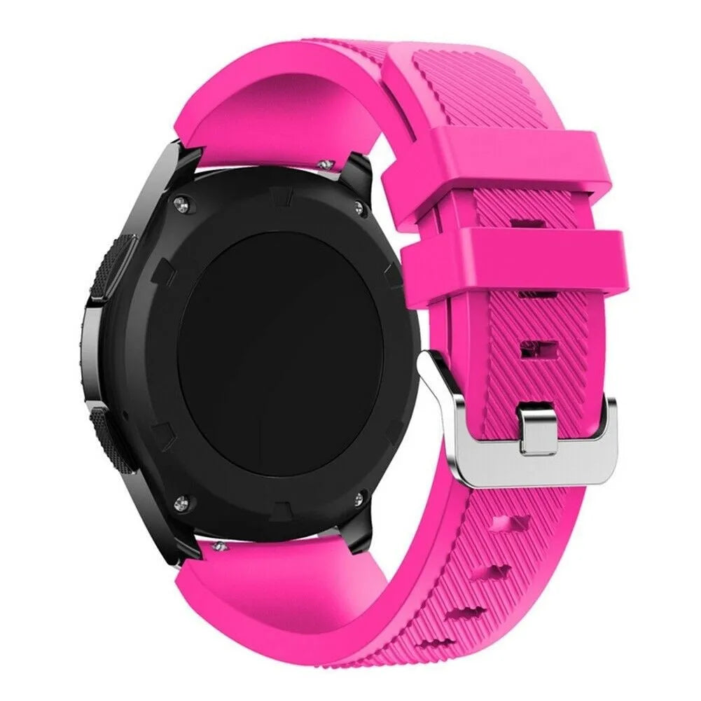 Oppo Watch X3 Twill Silicone Strap (Bright Pink)