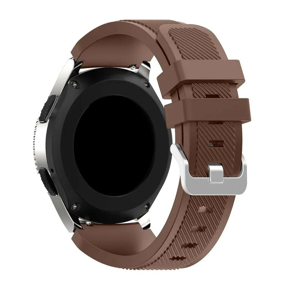 Oppo Watch S Twill Silicone Strap (Brown)