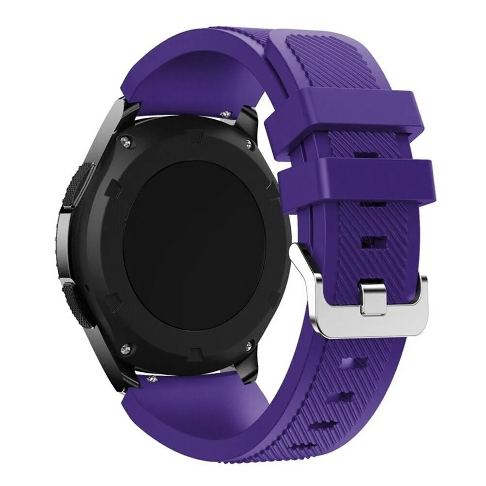 Coros Apex 46mm Twill Silicone Strap (Purple)