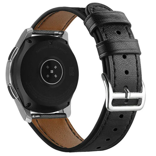 Bracelet cuir moderne Amazfit Active (noir)