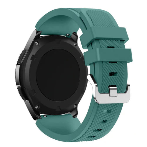 Bracelet silicone sergé Oppo Watch X (vert sapin)