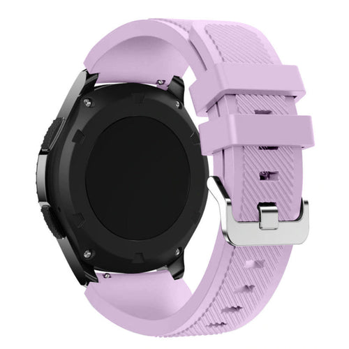 Bracelet silicone sergé Amazfit Balance 2 (lila)