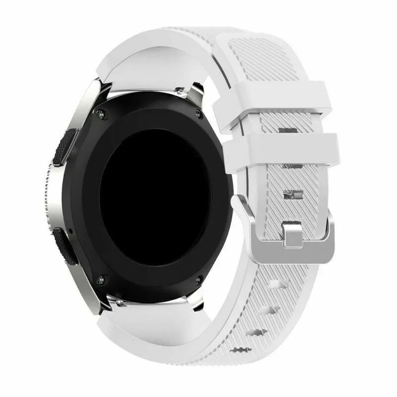 Oppo Watch S Twill Silicone Strap (White)