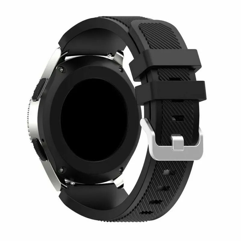 Coros Pace 3 Twill Silicone Strap (Black)