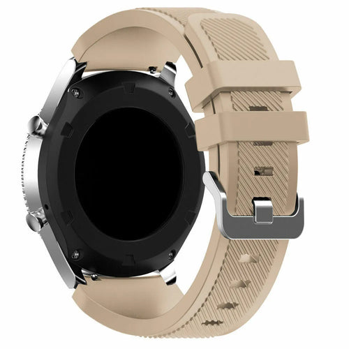 Coros Pace 4 siliconen bandje (beige)