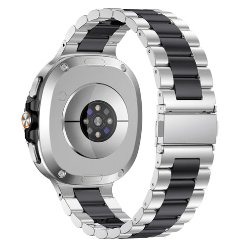 Samsung Galaxy Watch 8 Classic Steel Strap (Silver/Black)