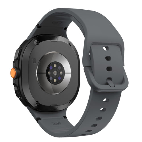 Samsung Galaxy Watch 8 - 40 mm Silikonarmband (dunkelgrau)