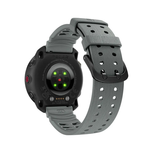 Polar Vantage V3 Silicone Grain Strap (Dark Grey)