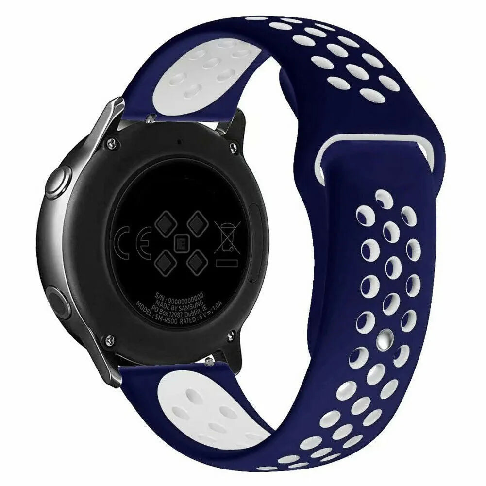 Amazfit Bip U (Pro) sport bandje (blauw/wit)