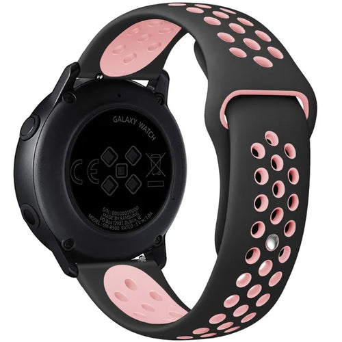 Withings Steel HR - 40mm Sportarmband (Schwarz/Rosa)