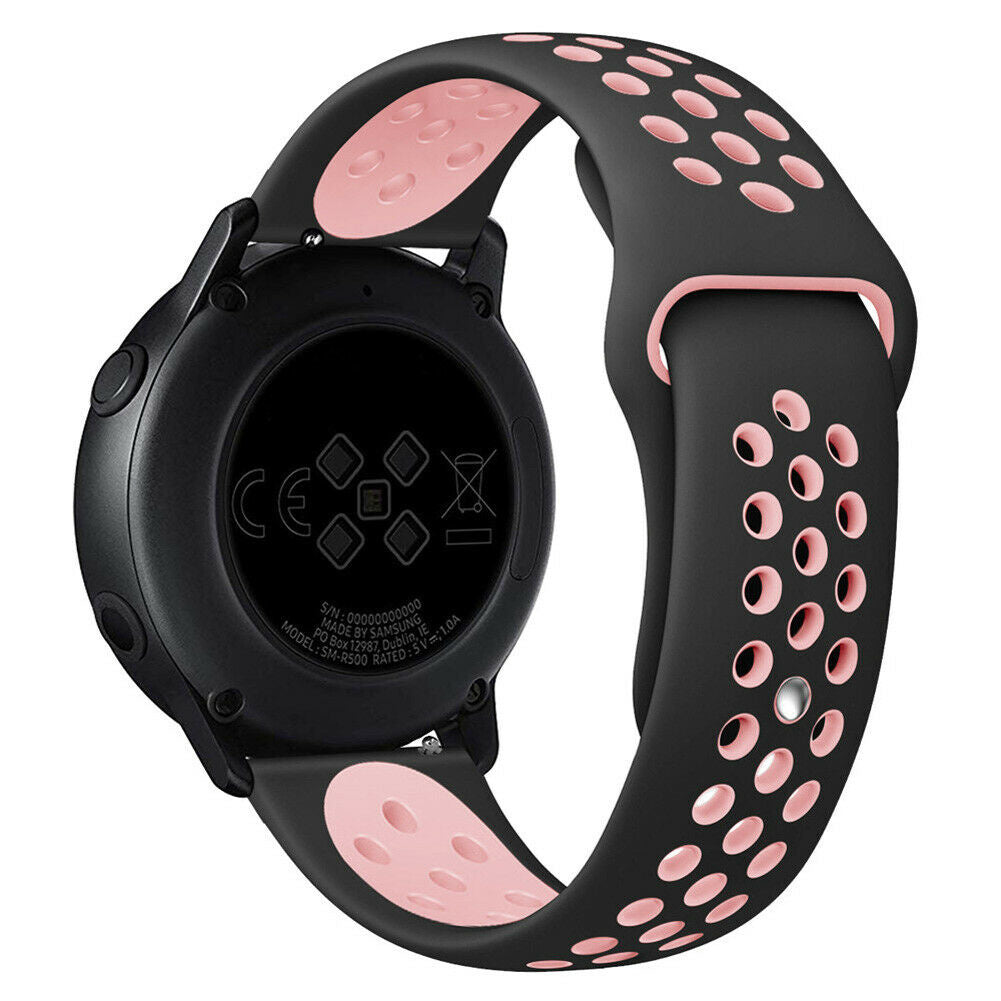 Samsung Galaxy Watch 3 41mm Sport Strap (Black/Pink)