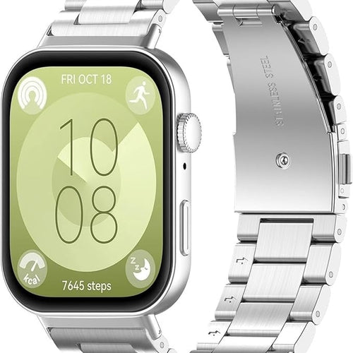 Bracelet acier Huawei Watch Fit 5 Pro (argent)