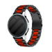Bracelet acier Oppo Watch X (noir/rouge)
