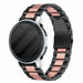Bracelet acier Amazfit Active 2 (noir/rose)