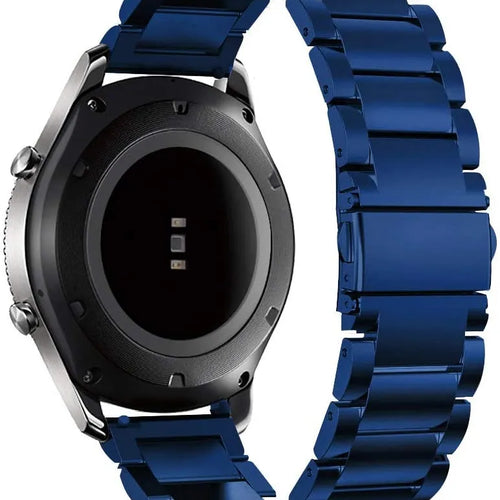 Bracelet acier Oppo Watch X (bleu)
