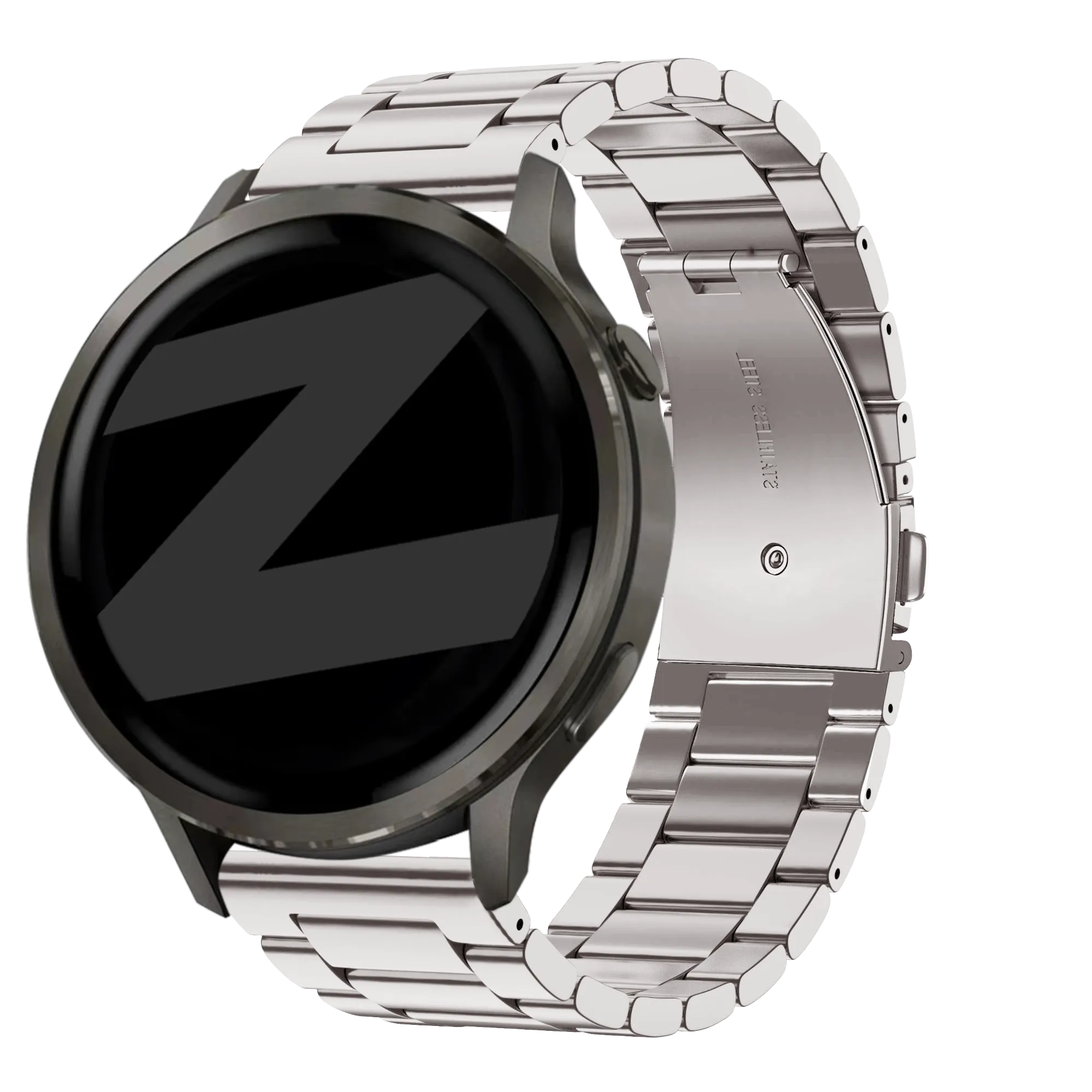 Bandz Garmin Forerunner 265s Stahlarmband 'Classic' (Polarstern)