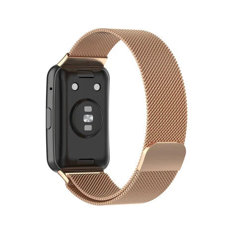 Bracelet Milanais Huawei Watch Fit SE (or rose)