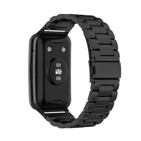 Bracelet acier Huawei Watch Fit SE (noir)