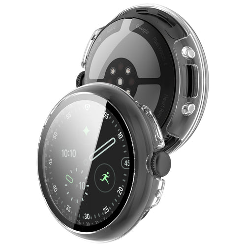 Google Pixel Watch 4 - 45mm hard case met glas (transparant)