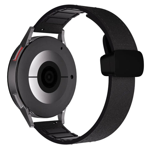 Correa cuero con hebilla Amazfit Balance 2 (negro)