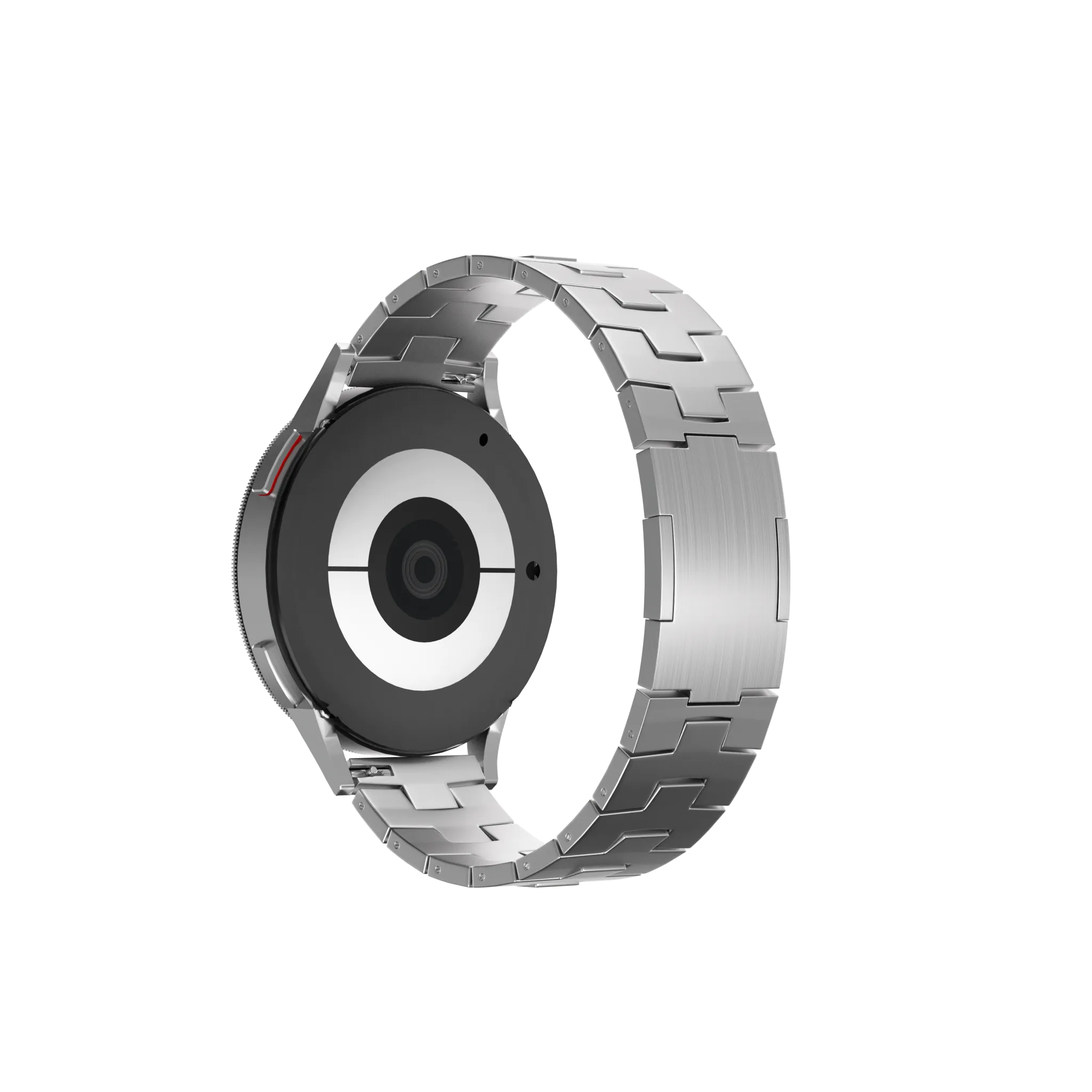 Bracelet titane granulé Amazfit GTR 4 (boucle plate) (argent)