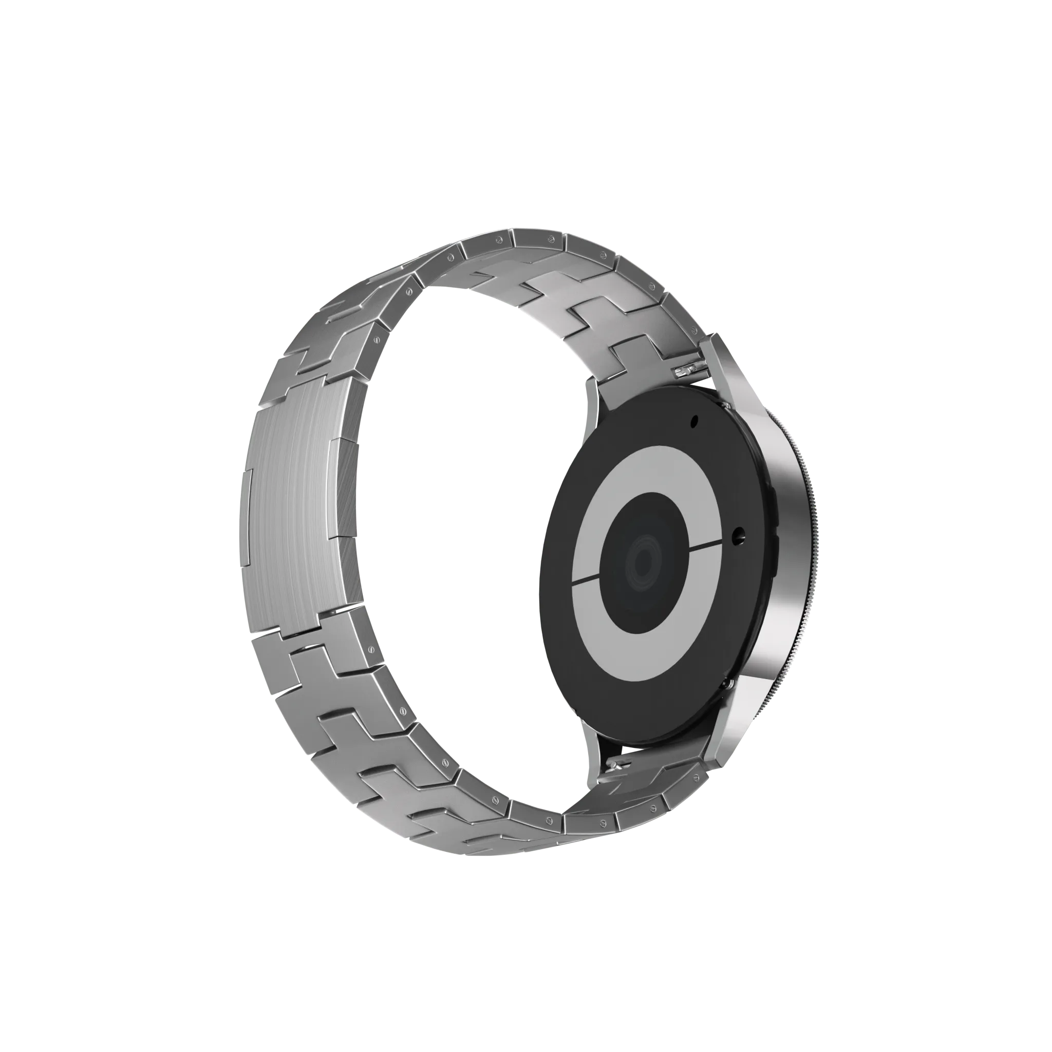 Bracelet en titane granulaire pour Oppo Watch X2 - fermeture plate(argenté)