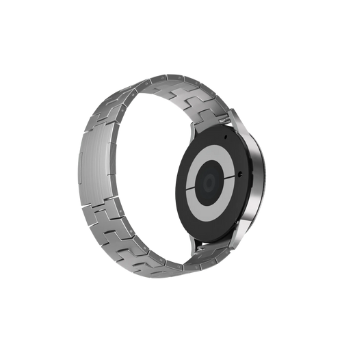 Huawei Watch Ultimate Titanium Grain Band (Flat Buckle) (Silver)