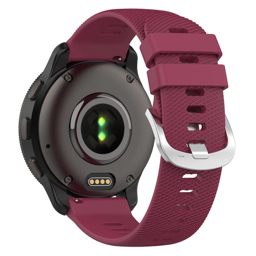 Garmin Approach S44 Silikonarmband (Weinrot)
