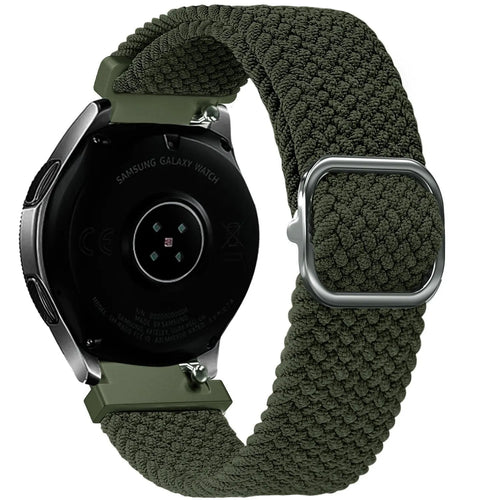 Suunto 9 Peak Pro Adjustable Braided Strap (Green)