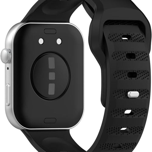 Bracelet silicone Outdoor Huawei Watch Fit 4 (noir)