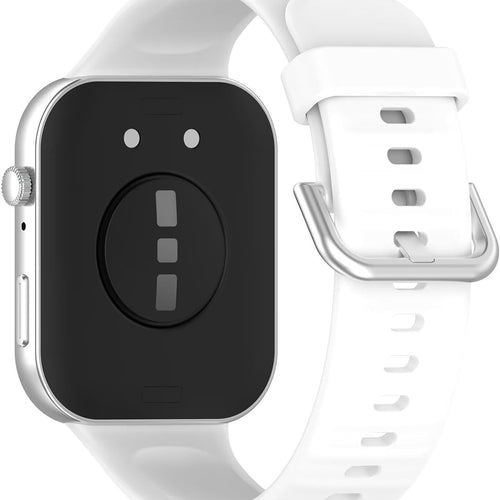 Bracelet silicone Huawei Watch Fit 4 (blanc)