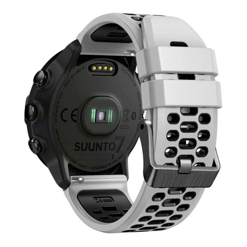 Coros Nomad sport gesp bandje (wit/zwart)